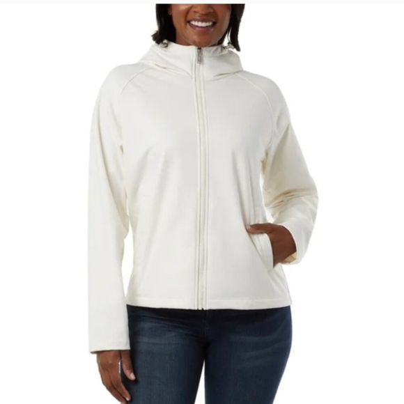 32 Degree Heat XS Women's White Hooded Jacket NWT - Picture 2 of 9